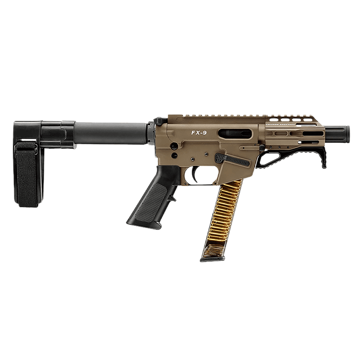 Freedom Ordnance FX9P4SBM-FDE FX9P 9mm Luger 4" Flat Dark Earth Pistol Freedom Ordnance FX9P4SBM-FDE FX9P 9mm Luger 4" Flat Dark Earth Pistol