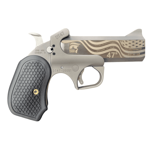 Bond Arms DT47-45/410 DT-47 Trump 47th President Limited Edition 45 Colt (Long Colt)/.410 2 Shot 4.25" Pistol Bond Arms DT47-45/410 DT-47 Trump 47th President Limited Edition 45 Colt (Long Colt)/.410 2 Shot 4.25" Pistol