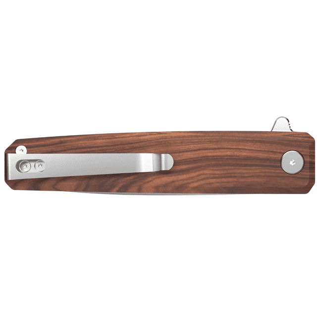 Outdoor Edge Peleus Knife, 3.1'' 8Cr13MoV Steel Blade Folding Red Rosewood Scales Liner Lock Red Pocket Clip - PL1C Outdoor Edge Peleus Knife, 3.1'' 8Cr13MoV Steel Blade Folding Red Rosewood Scales Liner Lock Red Pocket Clip - PL1C