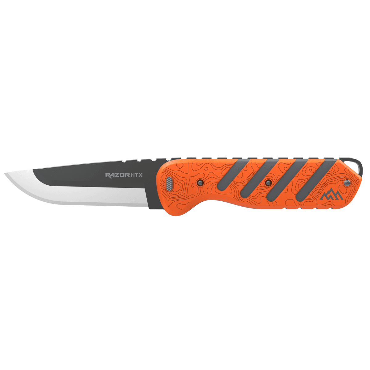 Outdoor Edge Razor HTX Knife, 3.5'' Replaceable Blade Fixed Ruberized Aluminum Handle - HTX35B6C Outdoor Edge Razor HTX Knife, 3.5'' Replaceable Blade Fixed Ruberized Aluminum Handle - HTX35B6C