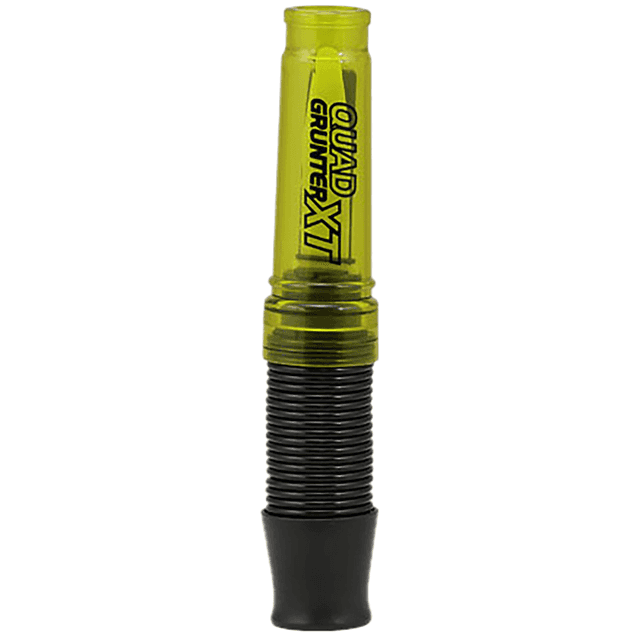 Hunters Specialties Quadgrunter XT 2 Game Call, Black/Yellow Deer/Doe/Fawn Sounds - HS-100199 Hunters Specialties Quadgrunter XT 2 Game Call, Black/Yellow Deer/Doe/Fawn Sounds - HS-100199