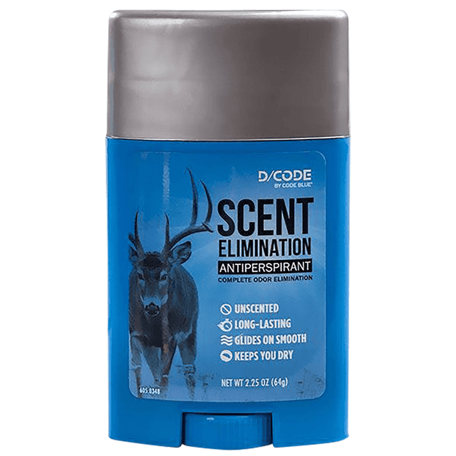 Code Blue Scent Elimination Antiperspirant, Unscented 2.25 oz Stick - OA1317 Code Blue Scent Elimination Antiperspirant, Unscented 2.25 oz Stick - OA1317