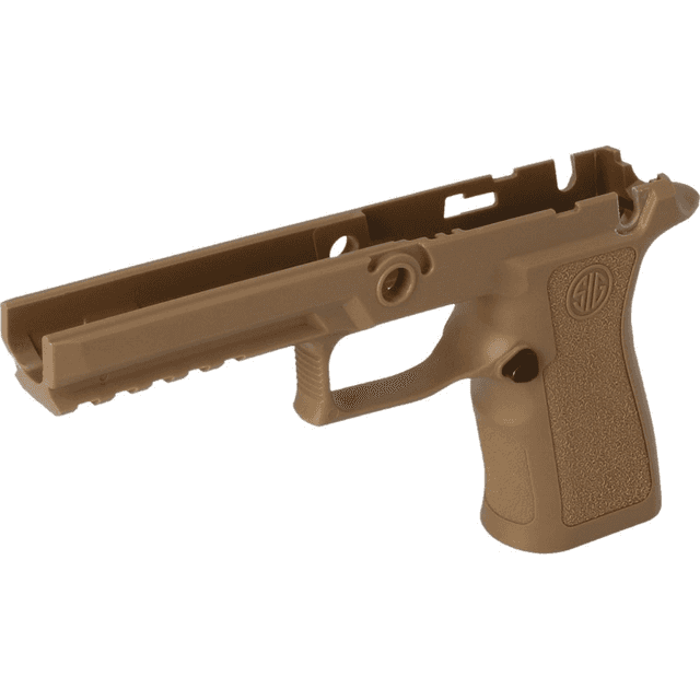 Sig Sauer Grip Module, Coyote Tan Polymer Manual Safety Full Size Fits Sig P320/M17/M18 - 8901481 Sig Sauer Grip Module, Coyote Tan Polymer Manual Safety Full Size Fits Sig P320/M17/M18 - 8901481