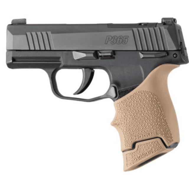 Hogue OverMolded Extension Base Pad, 10rd FDE Rubber Cobblestone Fits Sig Sauer P365 - 18023 Hogue OverMolded Extension Base Pad, 10rd FDE Rubber Cobblestone Fits Sig Sauer P365 - 18023