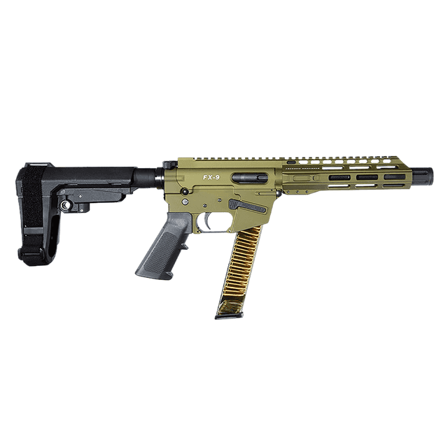 Freedom Ordnance FX9P8S-ODG FX9P 9mm Luger 31+1 8" OD Green Earth Pistol Freedom Ordnance FX9P8S-ODG FX9P 9mm Luger 31+1 8" OD Green Earth Pistol