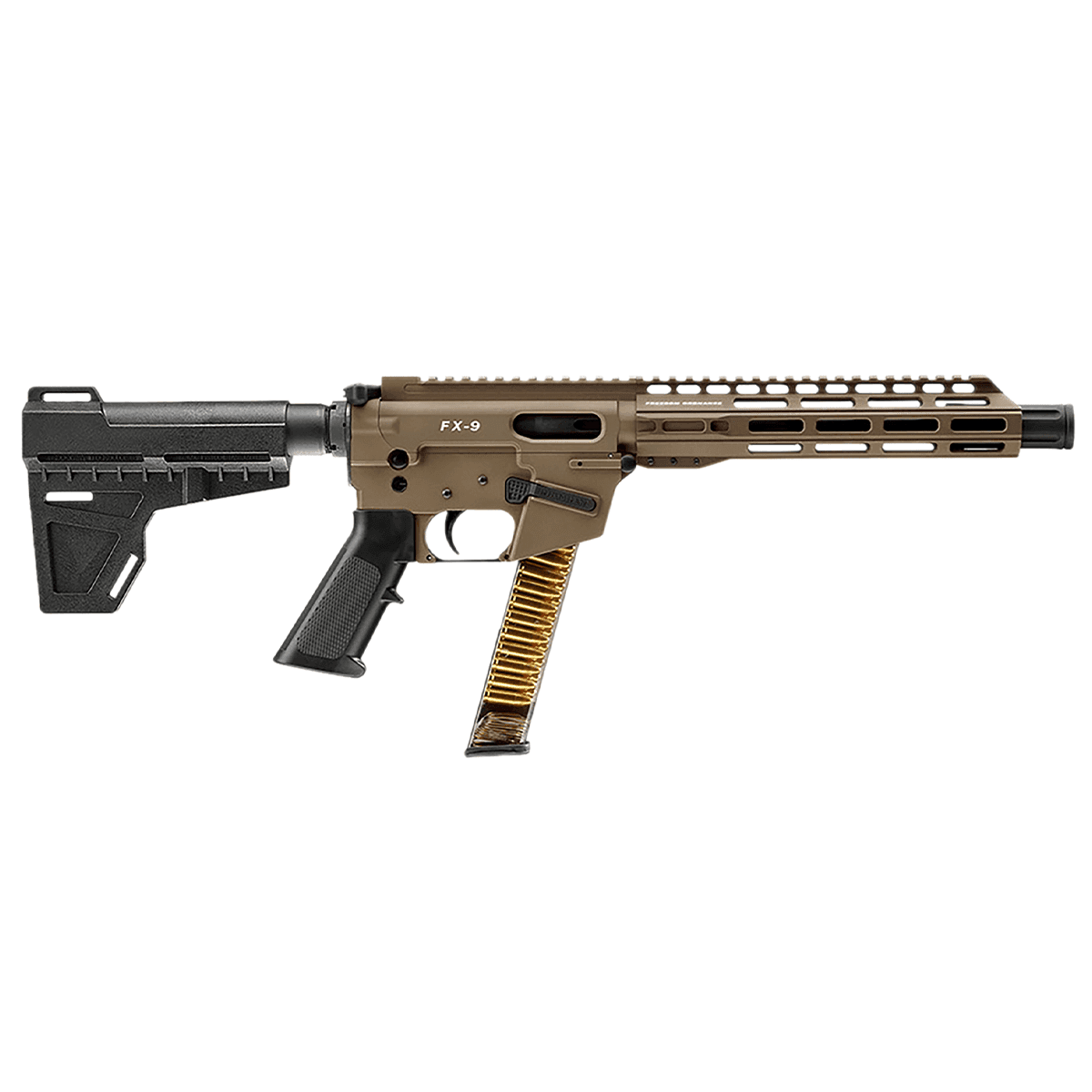 Freedom Ordnance FX9P10-FDE FX9P 9mm Luger 31+1 10" Flat Dark Earth Pistol Freedom Ordnance FX9P10-FDE FX9P 9mm Luger 31+1 10" Flat Dark Earth Pistol