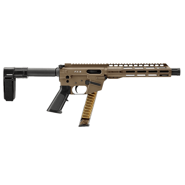 Freedom Ordnance FX9P10SBM-FDE FX9P 9mm Luger 10" Flat Dark Earth Pistol Freedom Ordnance FX9P10SBM-FDE FX9P 9mm Luger 10" Flat Dark Earth Pistol