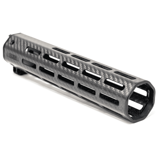 Faxon Firearms Streamline Handguard, 10.20" Carbon Fiber - FFHGMLOK10C1 Faxon Firearms Streamline Handguard, 10.20" Carbon Fiber - FFHGMLOK10C1