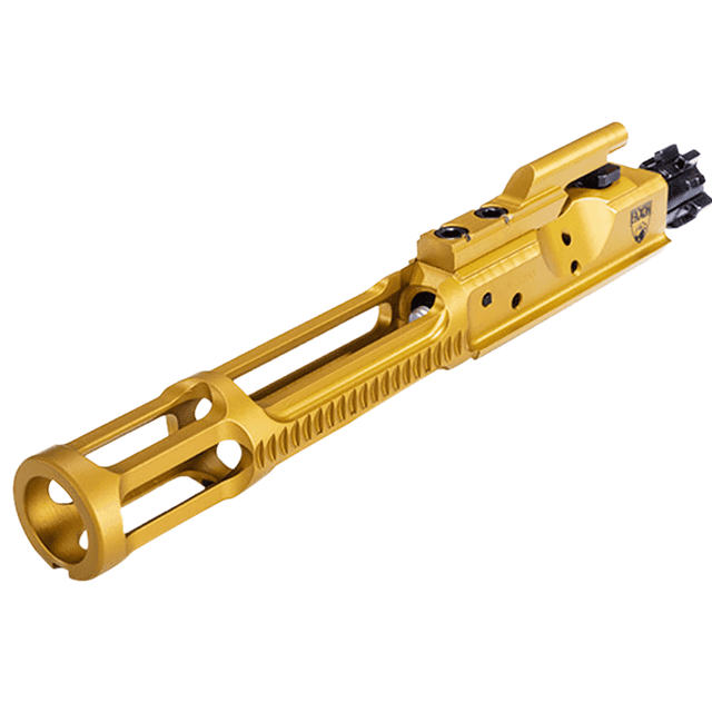 Faxon Firearms Gunner Bolt Carrier Group, Nitride Gold Full Auto 5.56 NATO - FF556BCGCNITRIDELWTIN Faxon Firearms Gunner Bolt Carrier Group, Nitride Gold Full Auto 5.56 NATO - FF556BCGCNITRIDELWTIN