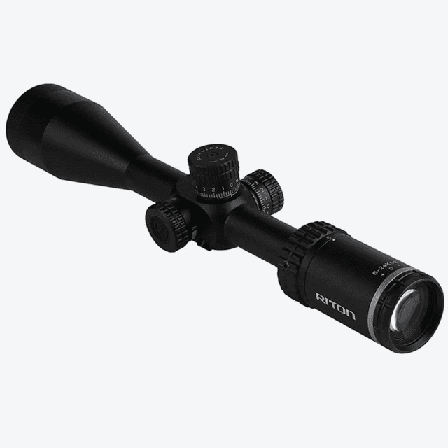 Riton Optics 1 Conquer Rifle Scope, Black Aluminum 6-24x 50mm 1" Tube MPSR Reticle Includes Flip Up Lens Covers / Lens Cloth / Allen Wrench - 1C624AF23 Riton Optics 1 Conquer Rifle Scope, Black Aluminum 6-24x 50mm 1" Tube MPSR Reticle Includes Flip Up Lens Covers / Lens Cloth / Allen Wrench - 1C624AF23