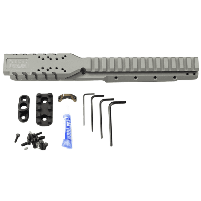 Samson Hannibal Rail for Ruger Mini-14 or Mini-30 (2008 or Later), 9.90" Length Natural Gray 0 MOA Picatinny Rail Fits Ruger Mini-14 / Mini-30 - 030026511 Samson Hannibal Rail for Ruger Mini-14 or Mini-30 (2008 or Later), 9.90" Length Natural Gray 0 MOA Picatinny Rail Fits Ruger Mini-14 / Mini-30 - 030026511