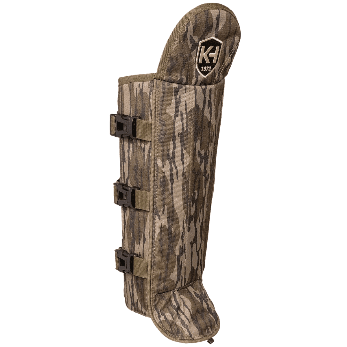 Moultrie Snake Gaiters, Mossy Oak Bottomland Internal Polycarbonate Shield Thornproof Ballistic Nylon - KHT0216 Moultrie Snake Gaiters, Mossy Oak Bottomland Internal Polycarbonate Shield Thornproof Ballistic Nylon - KHT0216