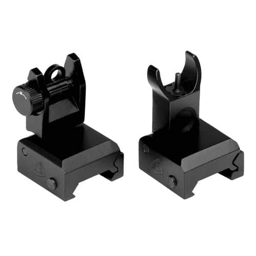 Trinity Force QF B.U,S. Set AR-15 Black Hard Coat Anodzied Aluminum/Steel Sight Trinity Force QF B.U,S. Set AR-15 Black Hard Coat Anodzied Aluminum/Steel Sight