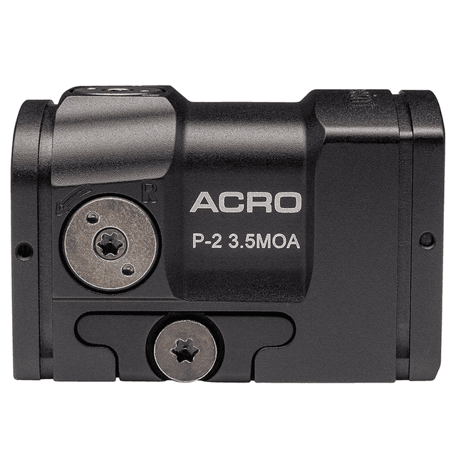 B&T Firearms Aimpoint ACRO P-2 Red Dot Sight, Black 1x 3.5 MOA Red Dot Reticle Water / Weather Resistant - AP-200691-39-QD B&T Firearms Aimpoint ACRO P-2 Red Dot Sight, Black 1x 3.5 MOA Red Dot Reticle Water / Weather Resistant - AP-200691-39-QD