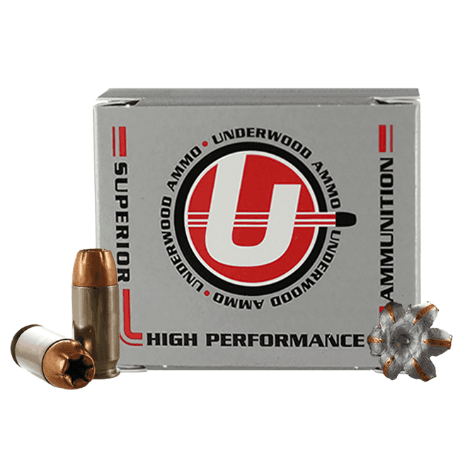 Underwood Ammo Jacketed Hollow Point Ammo, +P 230gr 20 Per Box/10 Case 45 ACP - 334 Underwood Ammo Jacketed Hollow Point Ammo, +P 230gr 20 Per Box/10 Case 45 ACP - 334