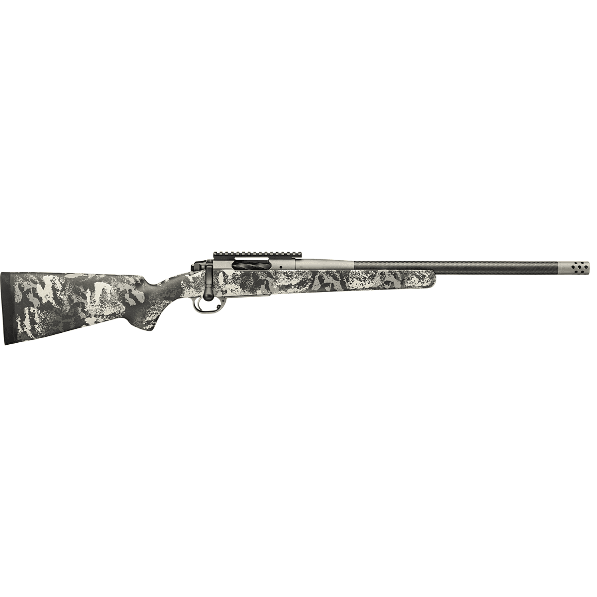 Springfield Armory 2020 Boundary Rifle, 22" Carbon Fiber Barrel Tactical Gray Cerakote Stainless Steel Receiver w/Picatinny Rail Rogue Camo AG Sportsman w/M-LOK Carbon Fiber Stock Full Size 4+1rd 6.5 Creedmoor - BAB92265CMCFY Springfield Armory 2020 Boundary Rifle, 22" Carbon Fiber Barrel Tactical Gray Cerakote Stainless Steel Receiver w/Picatinny Rail Rogue Camo AG Sportsman w/M-LOK Carbon Fiber Stock Full Size 4+1rd 6.5 Creedmoor - BAB92265CMCFY