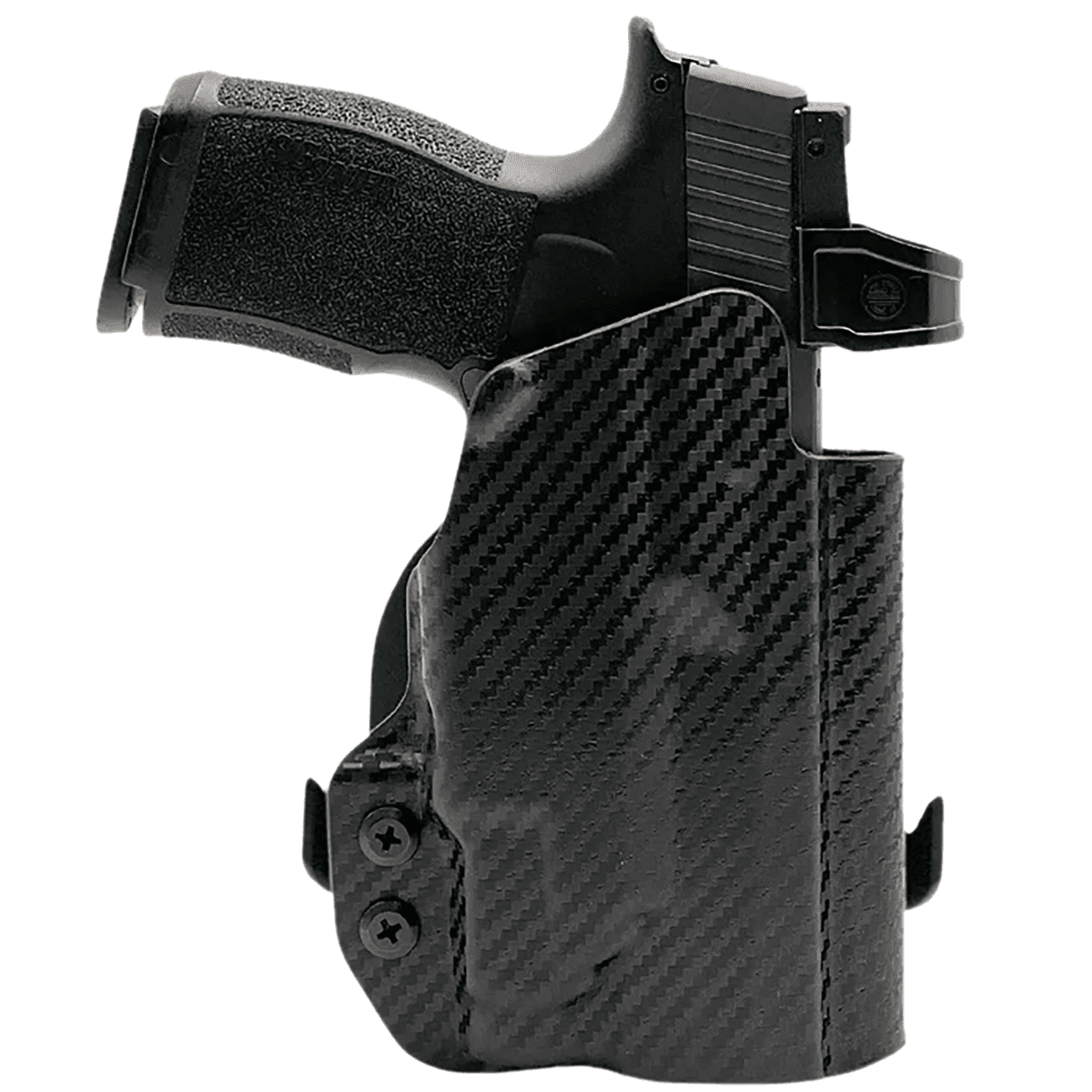 Rounded Gear Paddle Holster, OWB Black Carbon Fiber Kydex Right Hand Fits Sig P365 - SSRP365TLR7CFRHOWBPDL Rounded Gear Paddle Holster, OWB Black Carbon Fiber Kydex Right Hand Fits Sig P365 - SSRP365TLR7CFRHOWBPDL