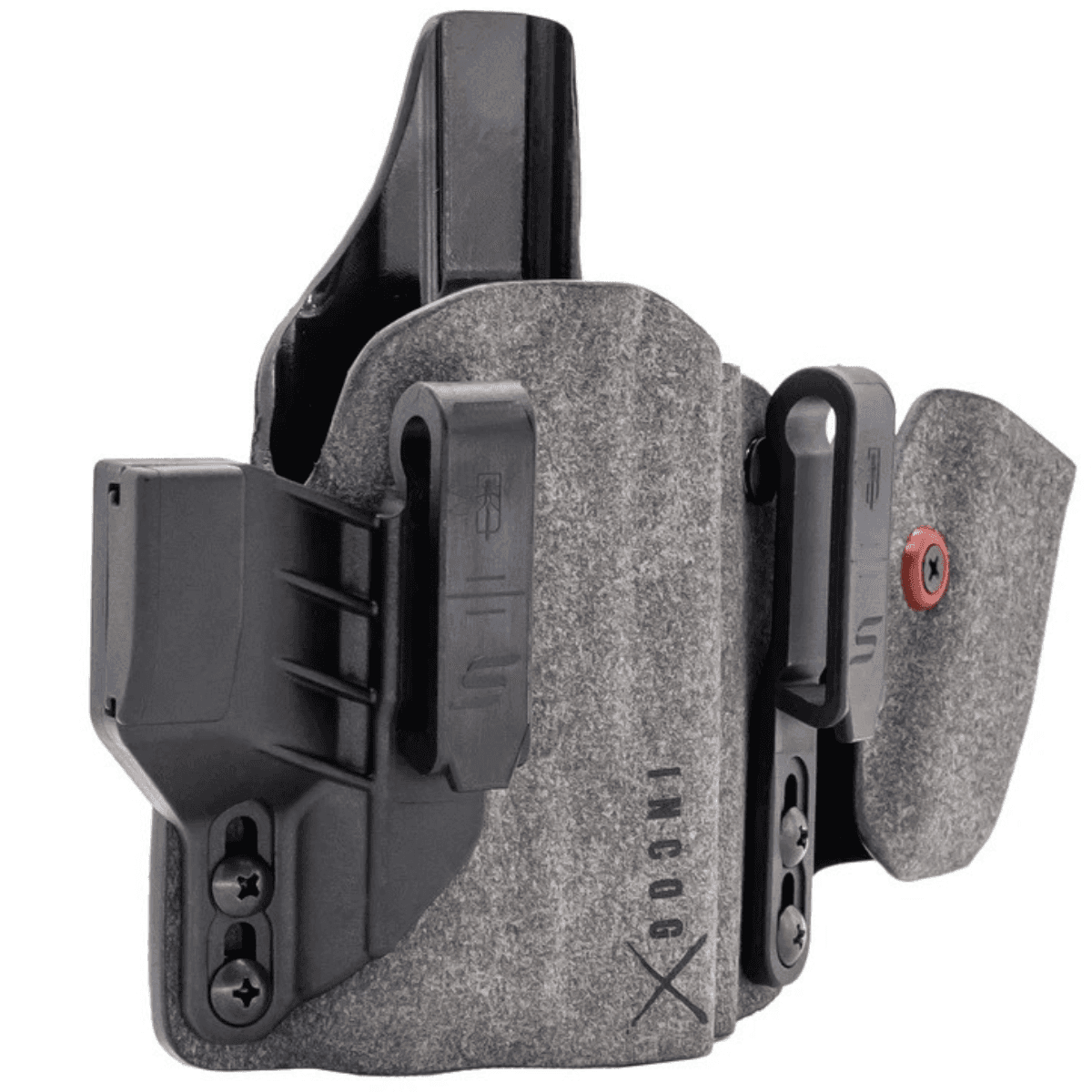 Safariland IncogX IWB Holster, Black Left Hand Microfiber Suede-Wrapped Boltaron Body Fits P365/X/XL - INCOG0465A7SCX161 Safariland IncogX IWB Holster, Black Left Hand Microfiber Suede-Wrapped Boltaron Body Fits P365/X/XL - INCOG0465A7SCX161
