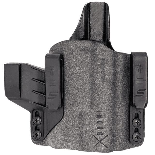 Safariland IncogX IWB Holster, Black Left Hand Microfiber Suede-Wrapped Boltaron Body Fits FN 509 - INCOG0270A7CX161 Safariland IncogX IWB Holster, Black Left Hand Microfiber Suede-Wrapped Boltaron Body Fits FN 509 - INCOG0270A7CX161