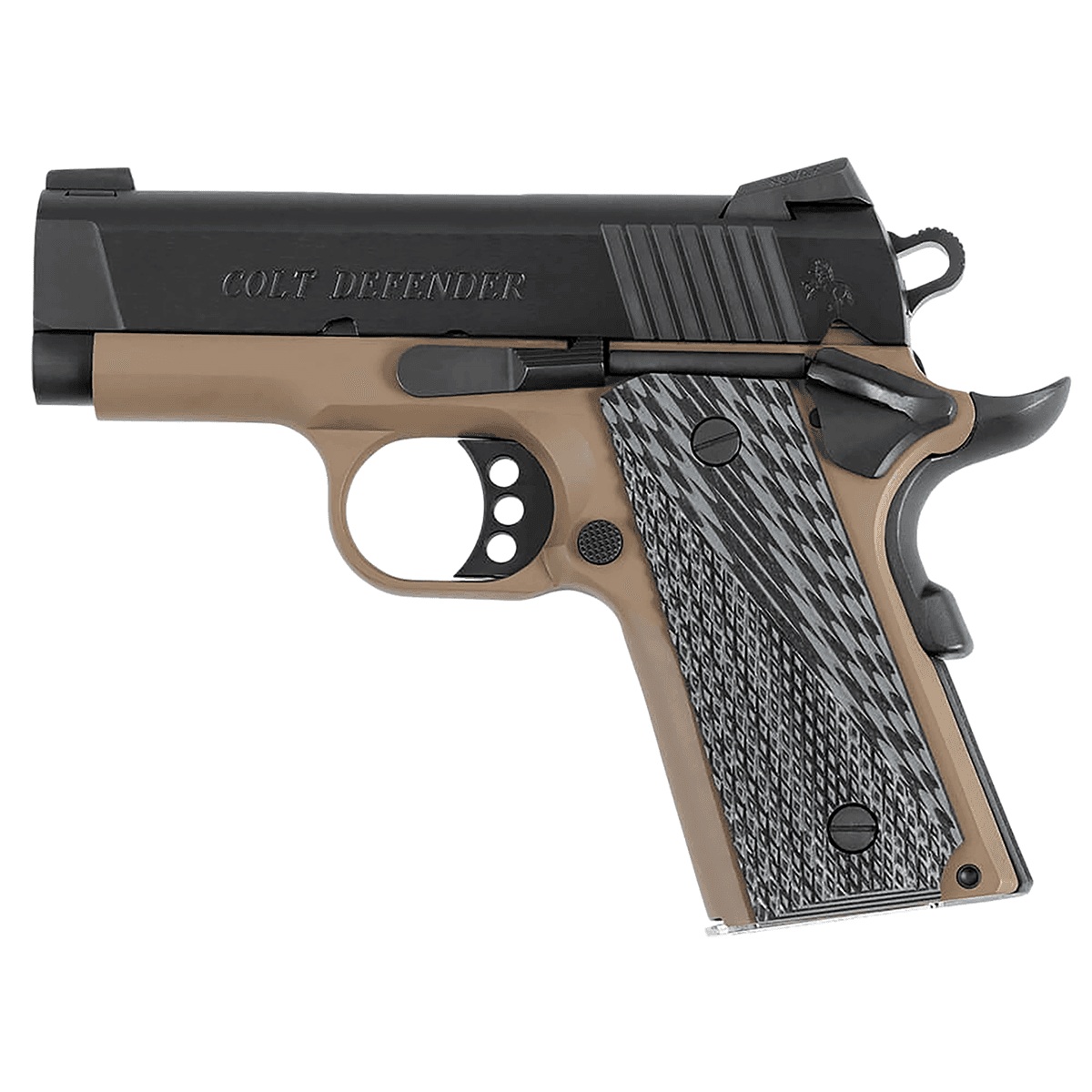 Colt 1911 O7800XEFDE Defender 45 ACP 7+1 3" Flat Dark Earth Pistol Colt 1911 O7800XEFDE Defender 45 ACP 7+1 3" Flat Dark Earth Pistol
