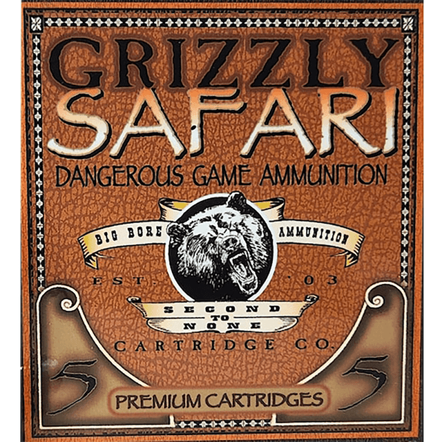Grizzly Ammo Triple Shock X Ammo, 270gr 5 Per Box/10 Case 375H&HMag - GC3HH3 Grizzly Ammo Triple Shock X Ammo, 270gr 5 Per Box/10 Case 375H&HMag - GC3HH3
