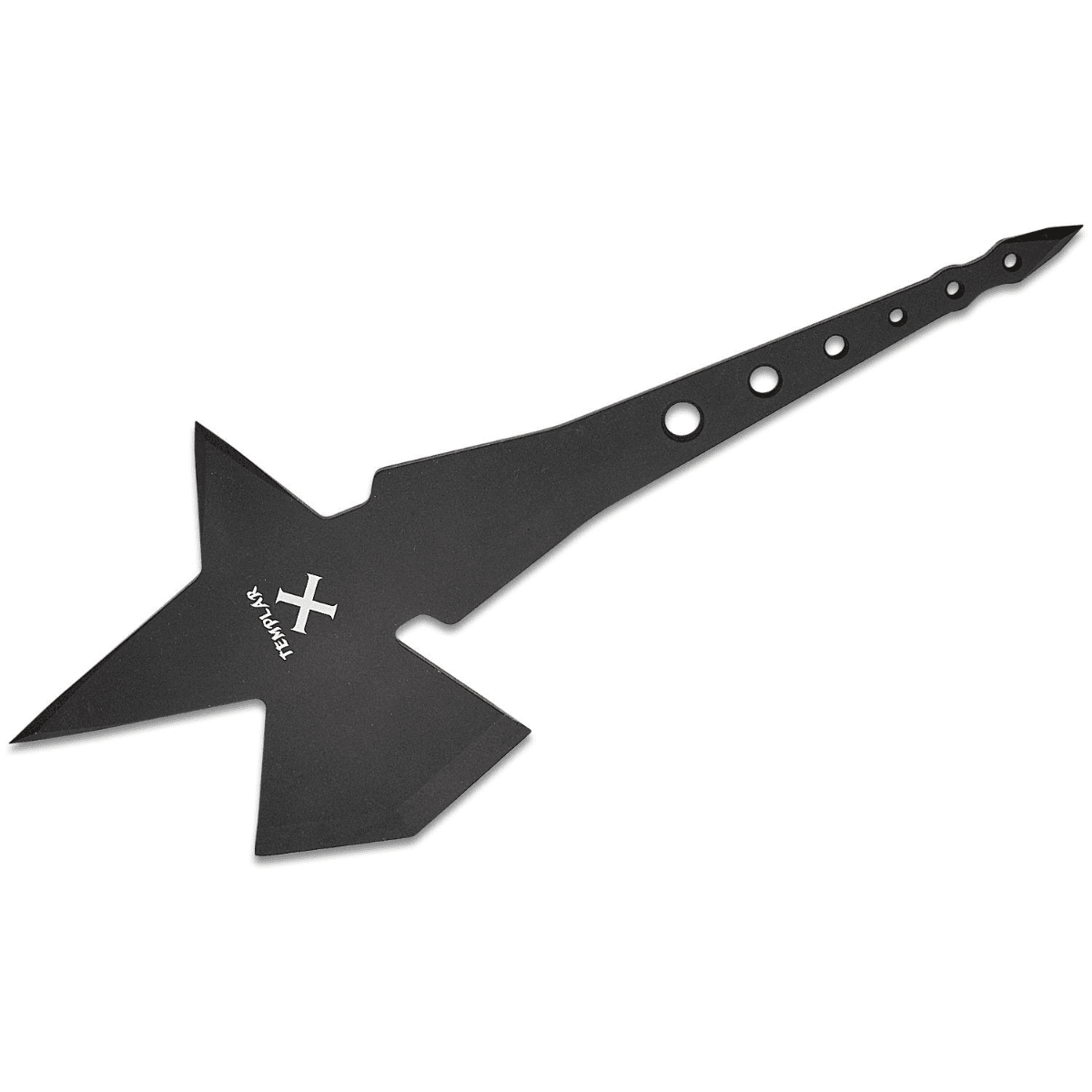 Cold Steel Templar X Thrower Axe, Black 1065 Carbon Steel Blade 14" OAL - CSTH130TMPZ Cold Steel Templar X Thrower Axe, Black 1065 Carbon Steel Blade 14" OAL - CSTH130TMPZ