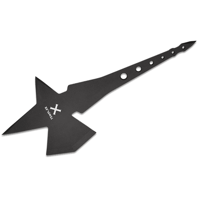 Cold Steel Templar X Thrower Axe, Black 1065 Carbon Steel Blade 14" OAL - CSTH130TMPZ Cold Steel Templar X Thrower Axe, Black 1065 Carbon Steel Blade 14" OAL - CSTH130TMPZ