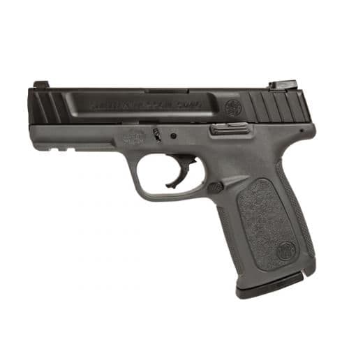 Smith & Wesson, SD40, Semi-automatic, Striker Fired, Full Size, 40 S&W, 4" Barrel, Grey Polymer Frame, Black Slide, 14Rd, 2 Mags, Fixed Sights Smith & Wesson, SD40, Semi-automatic, Striker Fired, Full Size, 40 S&W, 4" Barrel, Grey Polymer Frame, Black Slide, 14Rd, 2 Mags, Fixed Sights