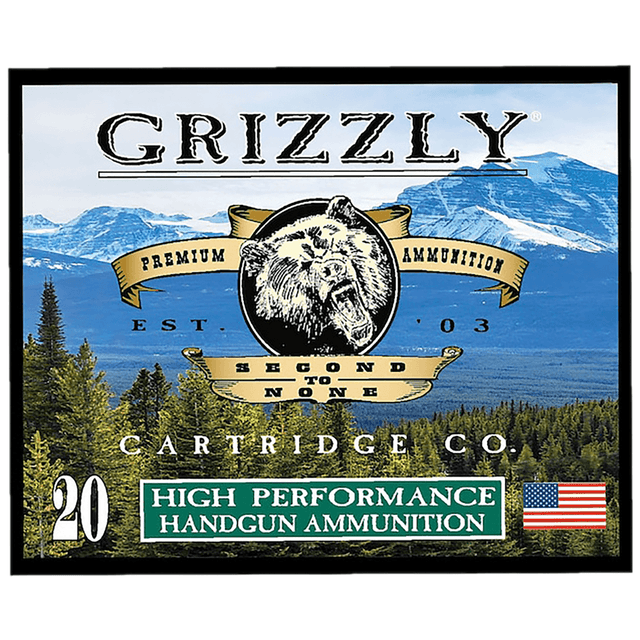 Grizzly Ammo Full Metal Jacket Flat Point Ammo, +P 148gr 20 Per Box/10 Case 38 Special - GC38SP+P9 Grizzly Ammo Full Metal Jacket Flat Point Ammo, +P 148gr 20 Per Box/10 Case 38 Special - GC38SP+P9