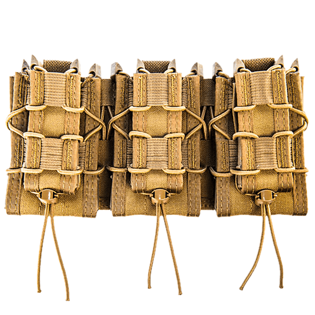 High Speed Gear Triple Double Decker Shingle Mag Holder, Coyote Brown 3 Compartments Pistol / Rifle - 45DD00CB High Speed Gear Triple Double Decker Shingle Mag Holder, Coyote Brown 3 Compartments Pistol / Rifle - 45DD00CB