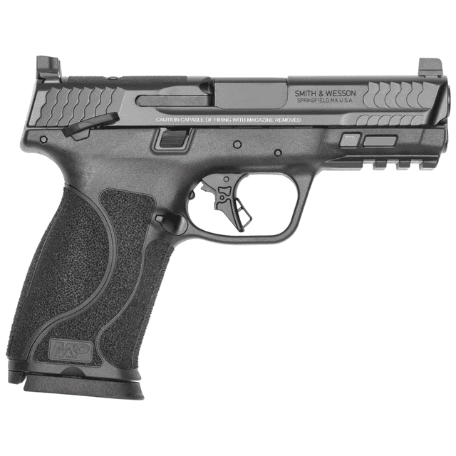 Smith & Wesson M&P M2.0 *State Compliant Pistol, 4" Black Armornite Steel Barrel Black Armornite Optic Ready/Serrated Stainless Steel Slide Black Polymer Frame w/Picatinny Rail Interchangeable Grip Inserts Grip Full Size 10+1 10mm Auto - 14092 Smith & Wesson M&P M2.0 *State Compliant Pistol, 4" Black Armornite Steel Barrel Black Armornite Optic Ready/Serrated Stainless Steel Slide Black Polymer Frame w/Picatinny Rail Interchangeable Grip Inserts Grip Full Size 10+1 10mm Auto - 14092