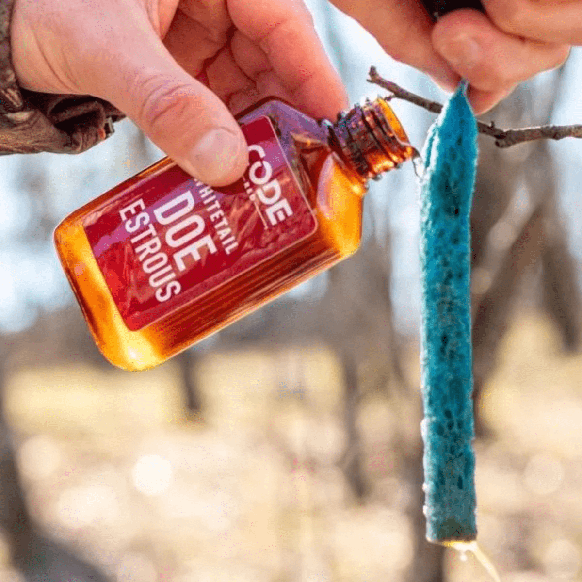 Code Blue Code Red Doe Estrous, Doe Urine 4 fl oz Liquid Includes Expandable Wicks - OA1344 Code Blue Code Red Doe Estrous, Doe Urine 4 fl oz Liquid Includes Expandable Wicks - OA1344