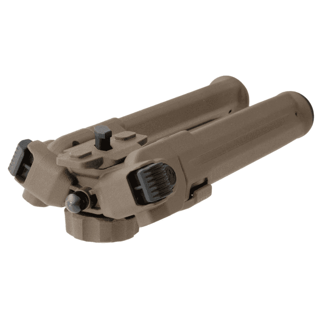 Magpul MOE QD Bipod, Flat Dark Earth Polymer/Steel 10" Height 2 Legs Fits M-LOK - MAG1511-FDE Magpul MOE QD Bipod, Flat Dark Earth Polymer/Steel 10" Height 2 Legs Fits M-LOK - MAG1511-FDE