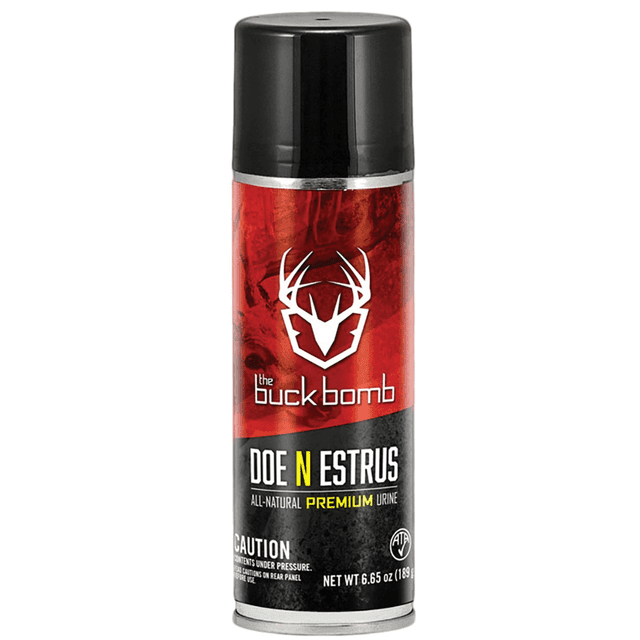 The Buck Bomb Doe In Estrus Bomb, Fresh Doe-In-Heat Urine Scent 6.65 oz Aerosol - BB-200050 The Buck Bomb Doe In Estrus Bomb, Fresh Doe-In-Heat Urine Scent 6.65 oz Aerosol - BB-200050