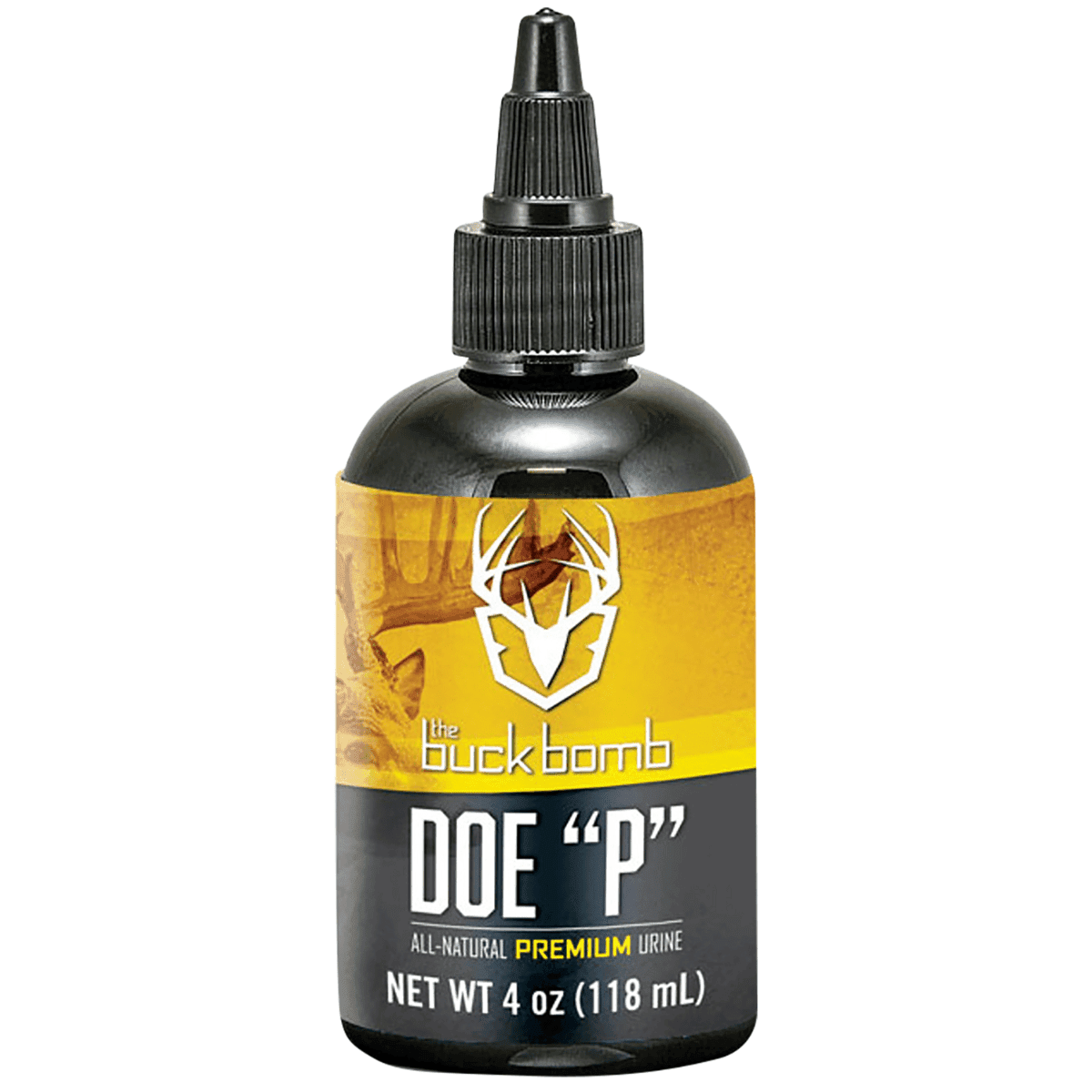 The Buck Bomb Doe P Bomb, Doe/Fawn Attractant Doe Urine 4 oz Dropper Bottle - BB-200009 The Buck Bomb Doe P Bomb, Doe/Fawn Attractant Doe Urine 4 oz Dropper Bottle - BB-200009