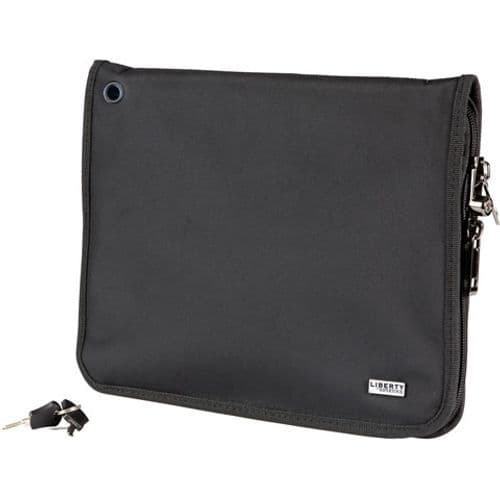 Liberty Full Size Magnetic Locking Handgun Case (Black Nylon) (9 x 12) Liberty Full Size Magnetic Locking Handgun Case (Black Nylon) (9 x 12)