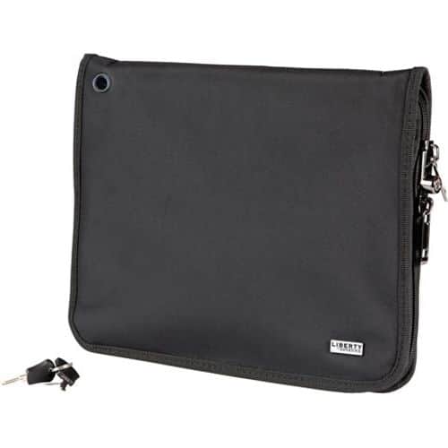Liberty Full Size Magnetic Locking Handgun Case (Black Nylon) (9 x 12) Liberty Full Size Magnetic Locking Handgun Case (Black Nylon) (9 x 12)