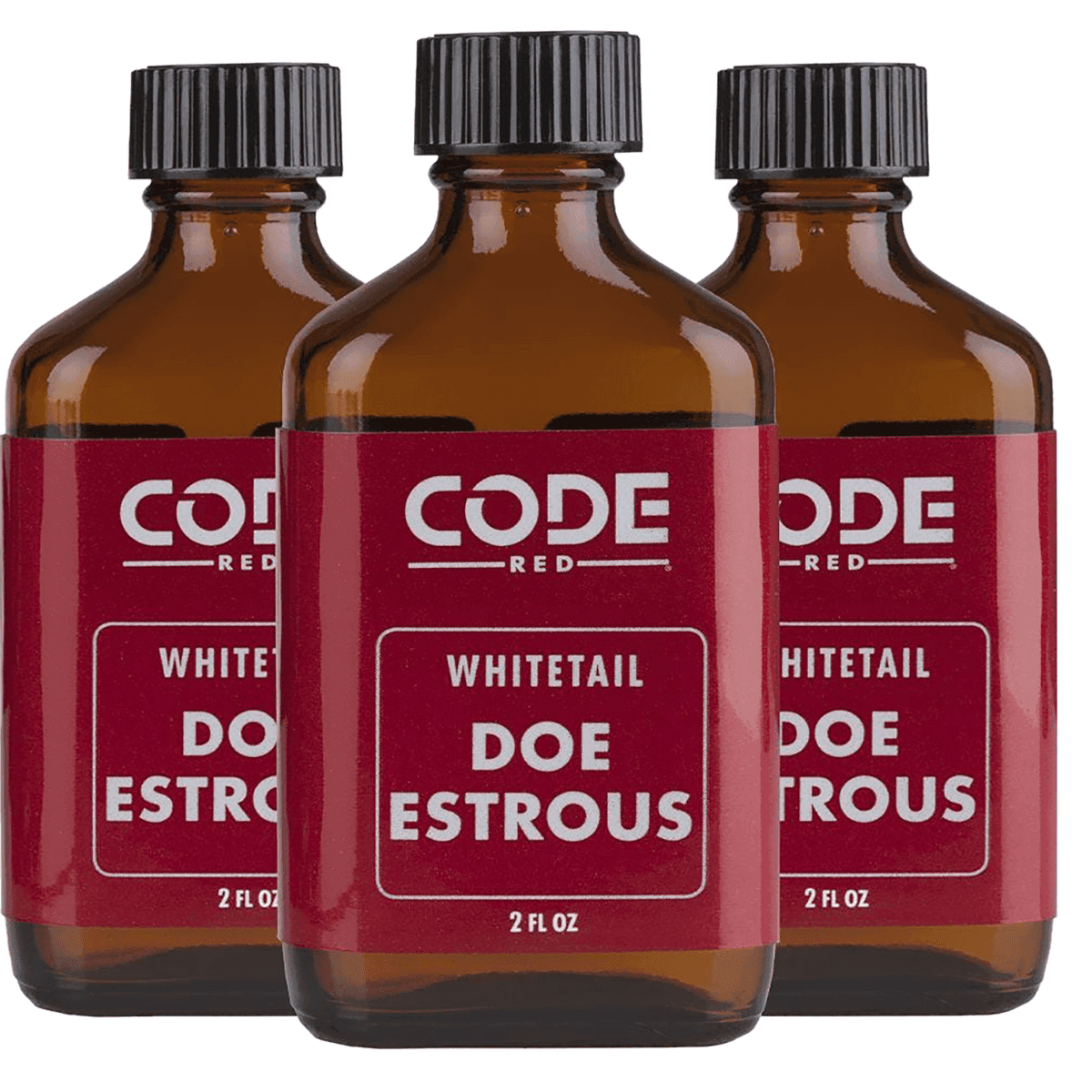 Code Blue Code Red Doe Estrous, 2 fl oz Liquid Doe Urine 3 Pack - OA1325 Code Blue Code Red Doe Estrous, 2 fl oz Liquid Doe Urine 3 Pack - OA1325