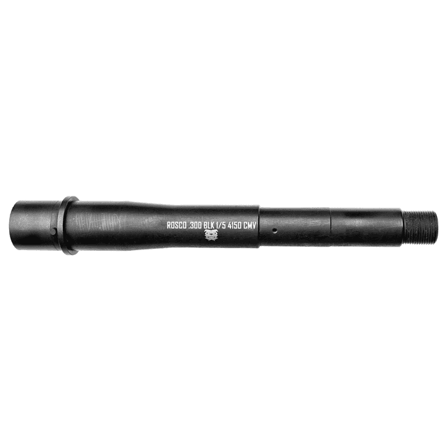 Rosco Manufacturing Bloodline Barrel, 7.50" Nitride 4150 CMV Barrel 5/8"x24 Thread 300 Blackout - BL-075-HB-300BLK-5-P Rosco Manufacturing Bloodline Barrel, 7.50" Nitride 4150 CMV Barrel 5/8"x24 Thread 300 Blackout - BL-075-HB-300BLK-5-P