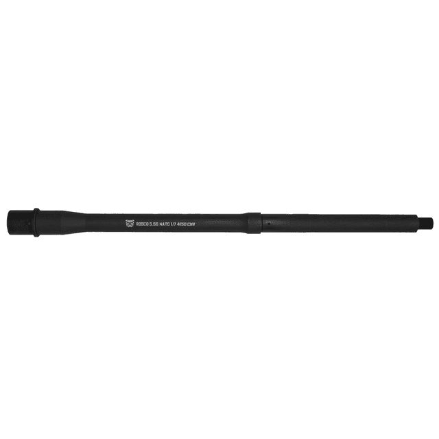 Rosco Manufacturing Stray Dog Barrel, 16" Black Phosphate 4150 CMV Barrel 1/2"x28 Thread 5.56 NATO - CL-16.25-556-7-M Rosco Manufacturing Stray Dog Barrel, 16" Black Phosphate 4150 CMV Barrel 1/2"x28 Thread 5.56 NATO - CL-16.25-556-7-M
