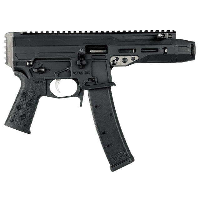 Nemo Arms Mongoose Tactical Pistol, 5.80" Black Barrel & Receiver w/Picatinny Rail Black Grip Ambidextrous 35+1rd 9mm Luger - MNG9MMC Nemo Arms Mongoose Tactical Pistol, 5.80" Black Barrel & Receiver w/Picatinny Rail Black Grip Ambidextrous 35+1rd 9mm Luger - MNG9MMC