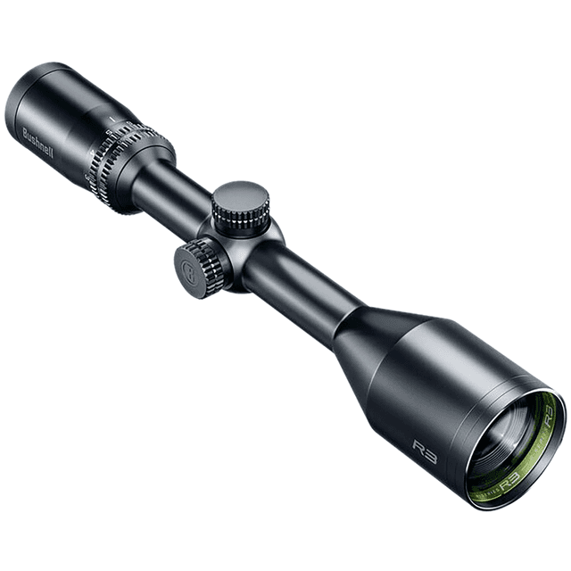 Bushnell R3 Rifle Scope, Black Aluminum 3-9x50mm Multi-X Reticle 1" Tube Diameter Fog / Waterproof - R3-3950S3 Bushnell R3 Rifle Scope, Black Aluminum 3-9x50mm Multi-X Reticle 1" Tube Diameter Fog / Waterproof - R3-3950S3