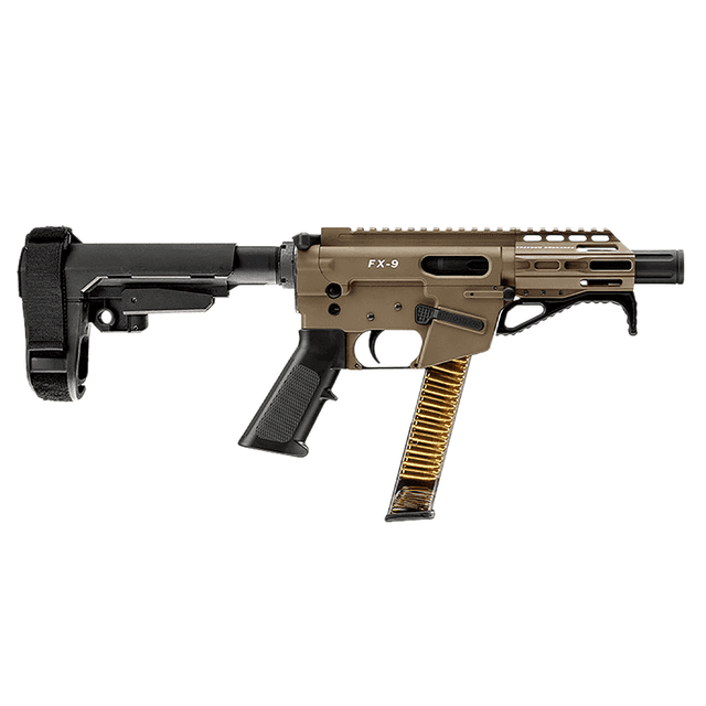 Freedom Ordnance FX9P4S-FDE FX9P 9mm Luger 31+1 4" Flat Dark Earth AR Pistol Freedom Ordnance FX9P4S-FDE FX9P 9mm Luger 31+1 4" Flat Dark Earth AR Pistol
