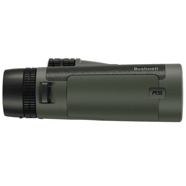 Bushnell R5 Binoculars, Green Aluminum 8x42mm BaK-4 Roof Prism 390 ft @ 1,000 yds Fog / Waterproof - R5-842 Bushnell R5 Binoculars, Green Aluminum 8x42mm BaK-4 Roof Prism 390 ft @ 1,000 yds Fog / Waterproof - R5-842