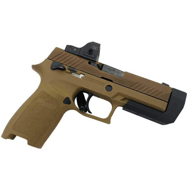 Vantage Point Armory Rail-Mounted Compensator, Black Aluminum for Sig Sauer M18 - 40004 Vantage Point Armory Rail-Mounted Compensator, Black Aluminum for Sig Sauer M18 - 40004