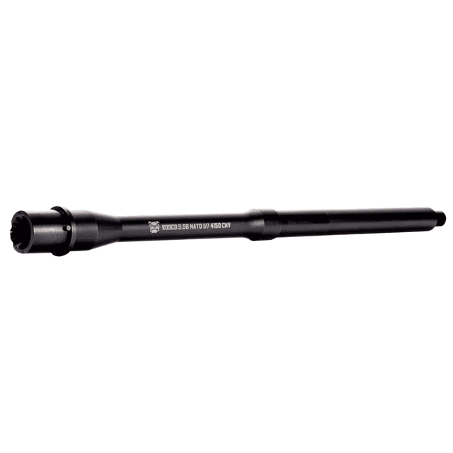 Rosco Manufacturing Bloodline Barrel, 14.50" Nitride 4150 CMV Barrel 1/2"x28 Thread Fits M4 Carbine 5.56 NATO - BL-145-M4-556-7-C Rosco Manufacturing Bloodline Barrel, 14.50" Nitride 4150 CMV Barrel 1/2"x28 Thread Fits M4 Carbine 5.56 NATO - BL-145-M4-556-7-C