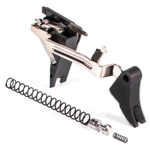 Zev Technologies PRO Drop In Trigger Kit Curved Face Gen 4 GLOCK 17/19/26/34 Aluminum Black/Black Zev Technologies PRO Drop In Trigger Kit Curved Face Gen 4 GLOCK 17/19/26/34 Aluminum Black/Black