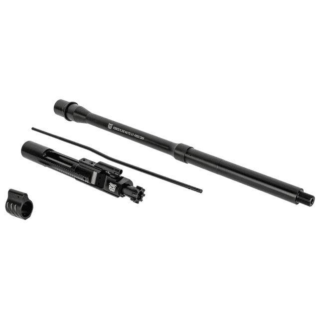 Rosco Manufacturing Bloodline Sauce Pack, 16" Black Nitride 4150 Chrome Moly Steel Barrel 1/2"x28 Thread Includes Bolt Carrier Group/ GasTube & Non Adjustable Gas Block 5.56 NATO - SP-BL-16-556-BCG-GTM Rosco Manufacturing Bloodline Sauce Pack, 16" Black Nitride 4150 Chrome Moly Steel Barrel 1/2"x28 Thread Includes Bolt Carrier Group/ GasTube & Non Adjustable Gas Block 5.56 NATO - SP-BL-16-556-BCG-GTM