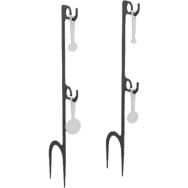 Birchwood Casey AR500 Gong Rimfire Target Set, 1/4" 1-Hole White Includes 4 Round Steel Targets - BC-41580 Birchwood Casey AR500 Gong Rimfire Target Set, 1/4" 1-Hole White Includes 4 Round Steel Targets - BC-41580