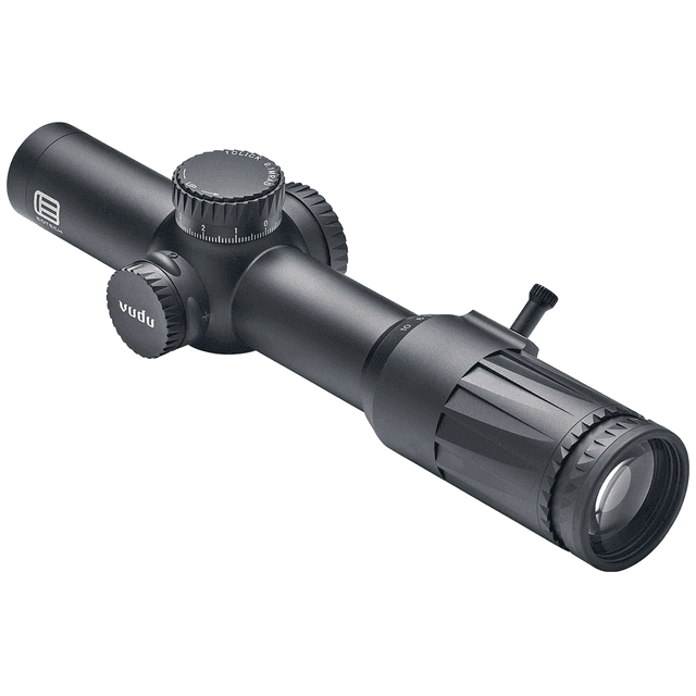 Eotech VDU110FFSR4 Vudu FFP Black Hardcoat Anodized 1-10x 28mm 34mm Tube Illuminated Red SR4 MOA Reticle Features Throw Lever Eotech VDU110FFSR4 Vudu FFP Black Hardcoat Anodized 1-10x 28mm 34mm Tube Illuminated Red SR4 MOA Reticle Features Throw Lever